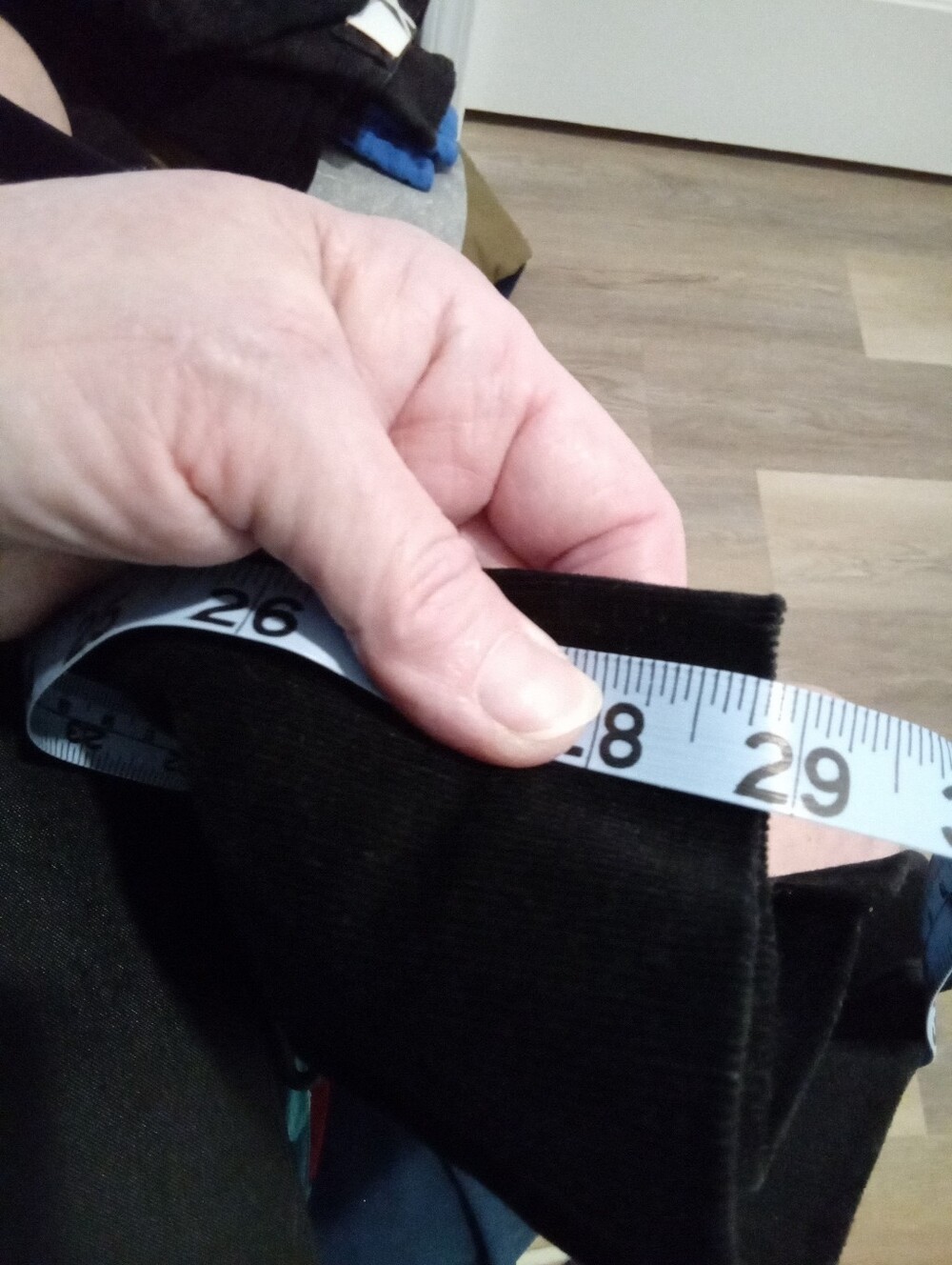 NWT Vintage Deadstock Briggs New York Black Cotton Stretch Pants Sz 16 Petite - Picture 13 of 13
